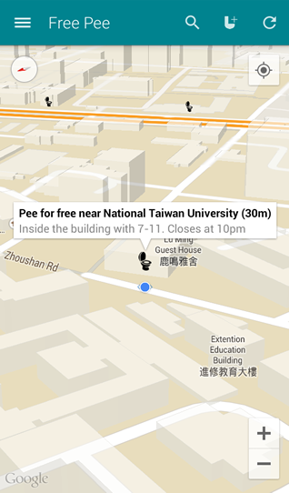 Pee for free